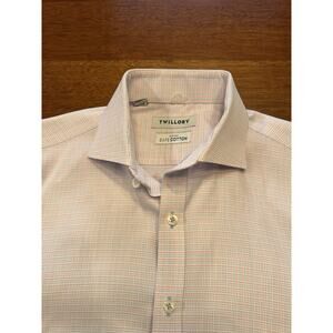 15 32/33 Twillory Safe Cotton Non Iron Long Sleeve Shirt Tailored Fit